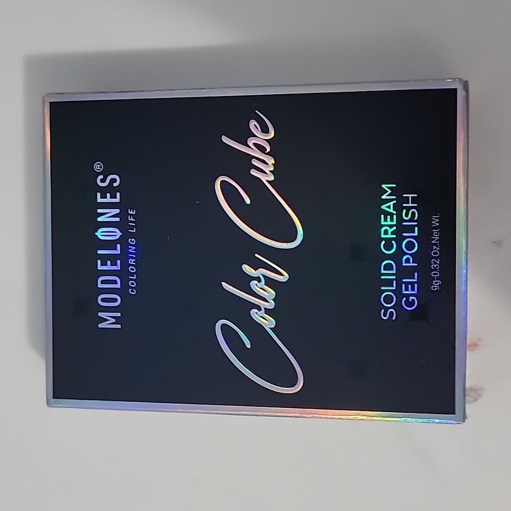 Neon cream gel polish modelones color cube